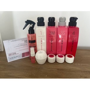 Набір Lebel Infinity Aurum Salon Care "Щастя для волосся" 5 елементів + ​​протокол (маленький набір на 2 рази) 90мл + шапочка
