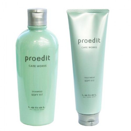 Набор шампуньProedit Soft Fit Shampoo 300ml + кондиционерTreatment 250ml Увлажняющий 